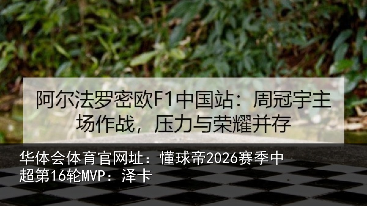 华体会体育官网址:懂球帝2026赛季中超第16轮MVP:泽卡
